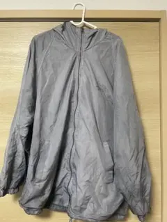 90s OLD STUSSY USA製 ナイロンジャケット グレーバックプリント