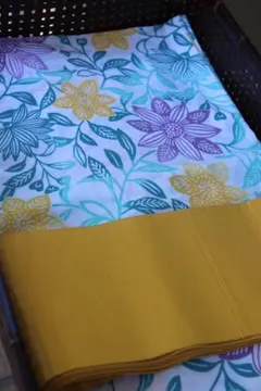 花柄浴衣・帯セット　おまけの黒下駄