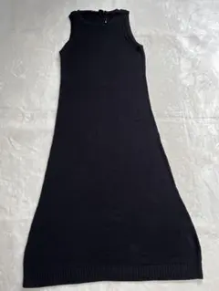 【未使用タグ付】ZARA ロングワンピース　ブラック　M