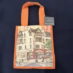 ZABAR'Sの建物イラストのスモールキャンバストートバッグ