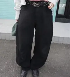 yolo ワイドレッグデニムパンツ CH0146 M