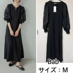 新品❤️Bab スリーブオーガンジーワンピース　バブ