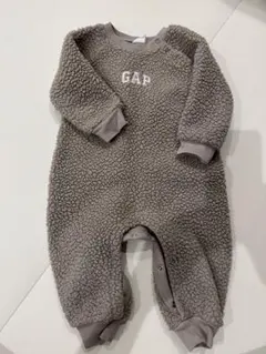 GAP baby ギャップ ベビー フリースロンパース 6-12ヶ月 モカ