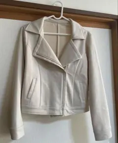 MISCH MASCH オフホワイトライダースジャケット