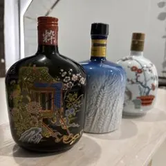 ★やまかき様専用★【空瓶】Suntory Whisky アートボトル3本セット