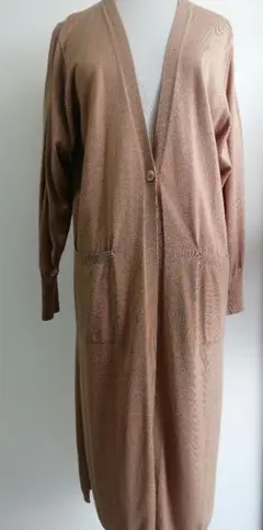 新品◆ユニクロUNIQLO◆春のニットロングカーディガン ベージュ