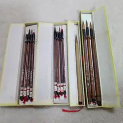 大幅値下げ中 【新品 未使用品】中国筆 書道筆 4箱12本 まとめて！