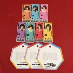 FRUITS ZIPPER オリジナルチケット風ステッカー 絵馬 ららぽーと