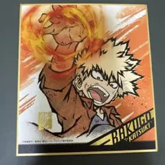 僕のヒーローアカデミア 色紙 2枚セット 爆豪勝己・緑谷出久