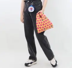 ミャクミャク　ポーチ付きミニエコバッグ　ドット