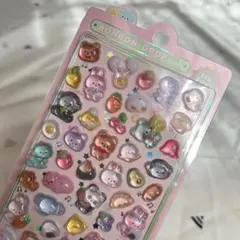 【新品】ボンボンドロップシール もぐもぐボンボン うるちゅる 3D 立体