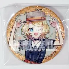 初音ミク　レトロ⭐︎神戸　2025 グリッター缶バッジ　リン