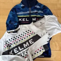 KELME 長袖ドット柄ウェア Sサイズ　セット