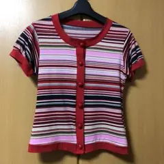 【最終値下げ！】ボーダー柄カーディガン