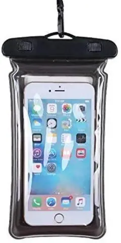 ブラック 2020最新版 スマホ 防水ケース IPX8認定 完全保護