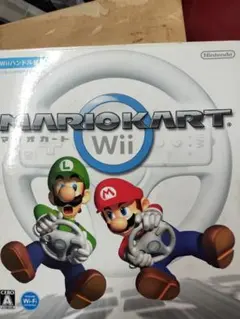 【新品未使用】マリオカートWii★Wiiハンドル同梱版◆ディスク美品◆
