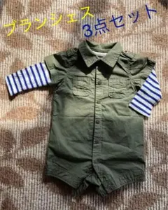 ブランシェス つなぎ カバーオール ロンパース セット