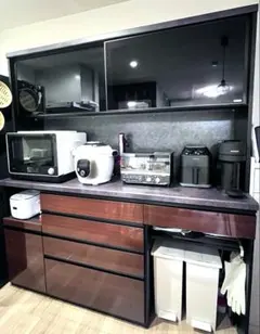 PIANO BLACK 綾野製作所 大型カップボード フルセット - メルカリ