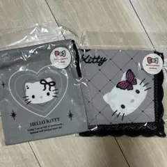 3COINS ハローキティ 巾着 ハンカチ セットのサムネイル