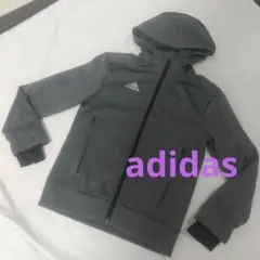 adidas アディダス キッズ ジャージ上 スポーツウェア グレー 130cm