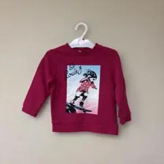 ワインレッド トレーナー 90サイズ