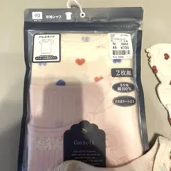 新品Cottoli 半袖シャツ 90 ユニクロ　メッシュタンクトップセットで。