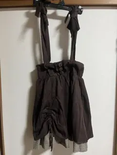 axes femme ブラウン サス付スカート Ｍ