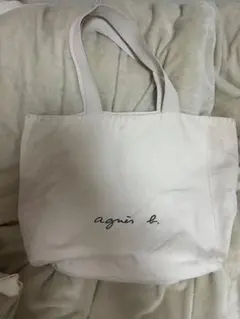 agnès b. トートバッグ ホワイト 使用感あり