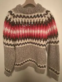 Zadig & Voltaire スパンコール　カシミア混ニット　XS メンズのサムネイル