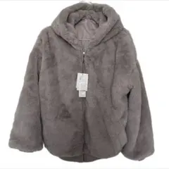 エモダ　EMODA ファーブルゾン　グレー　コート　アウター