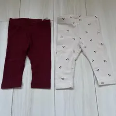 H&M ベビー レギンス 2点セット 62サイズ