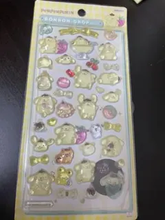 ポムポムプリン　ボンボンドロップシール