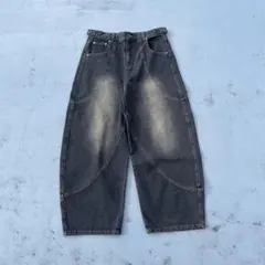 9090 yoke ballon denim pants バルーンパンツ バギー