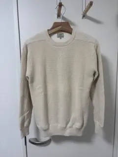 GREEN LABEL RELAXING ワッフルニット セーター Sのサムネイル
