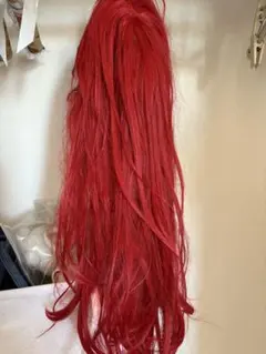 赤色ロングウィッグ ウィッグ アリエル リトルマーメイド ハロウィン 仮装