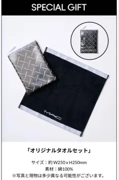 MAC ポーチ タオル セット