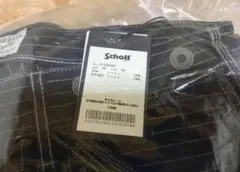 Schott 32ブラック 黒 ストライプ オールドヒッコリーデニム アメカジ