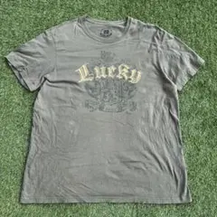LUCKY BRAND プリントTシャツ オリーブ XL グラフィック y2kのサムネイル