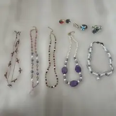 ハンドメイド ネックレスセット 10点セット