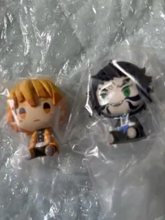 鬼滅の刃 ちょこのっこフィギュア 我妻善逸 獪岳