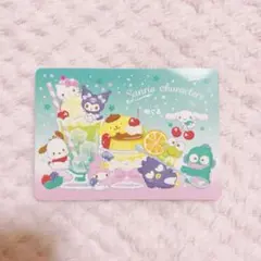 サンリオ いちご新聞 50周年記念 デザインカード キティ クロミ ポチャッコ
