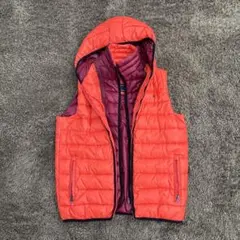 Tommy Hilfiger オレンジ フード付き キルティングベストのサムネイル