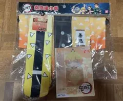 【新品未使用】鬼滅の刃 善逸 ひっかけフィギュア 巾着　鬼退治靴下セット