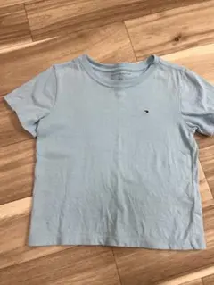 トミーヒルフィガー 水色 Tシャツ