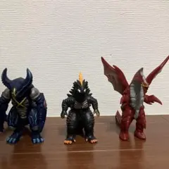 ウルトラマン 怪獣 ソフビ フィギュア 3体セットのサムネイル