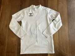 hummel ホワイト 長袖 アンダーシャツ