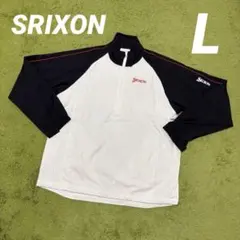 【極美品】スリクソン　ゴルフウェアL ウインドブレーカー　2way ハーフジップ