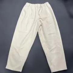GU イージーパンツ L アイボリー