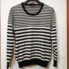 ウール100%　クルーネックセーター　長袖