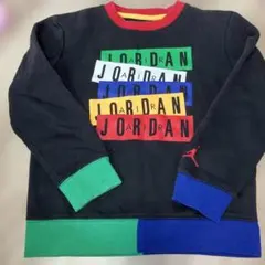 JORDAN カラフルロゴ トレーナー 6-7Y